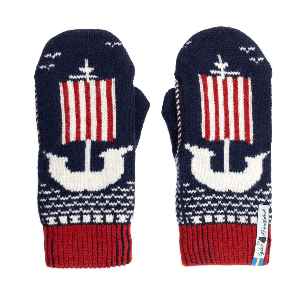 Hansa Koggen Pattern Swedish Mittens Ojbro Vantfabrik