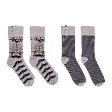 Load image into Gallery viewer, Yggdrasil Pattern Swedish Everyday Socks Ojbro Vantfabrik, 2 Pack