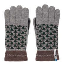 Load image into Gallery viewer, Skogen Pattern Merino Wool Touchscreen Gloves