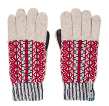 Load image into Gallery viewer, Lycksele Pattern Merino Wool Touchscreen Gloves