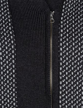 Load image into Gallery viewer, Skaftö Pattern Merino Wool Zip Front Sweater
