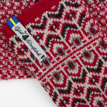 Load image into Gallery viewer, Dalarna Pattern Swedish Long Wrist Warmers