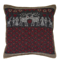 Load image into Gallery viewer, Ojbro Wool Pillow in Fastfolk Design