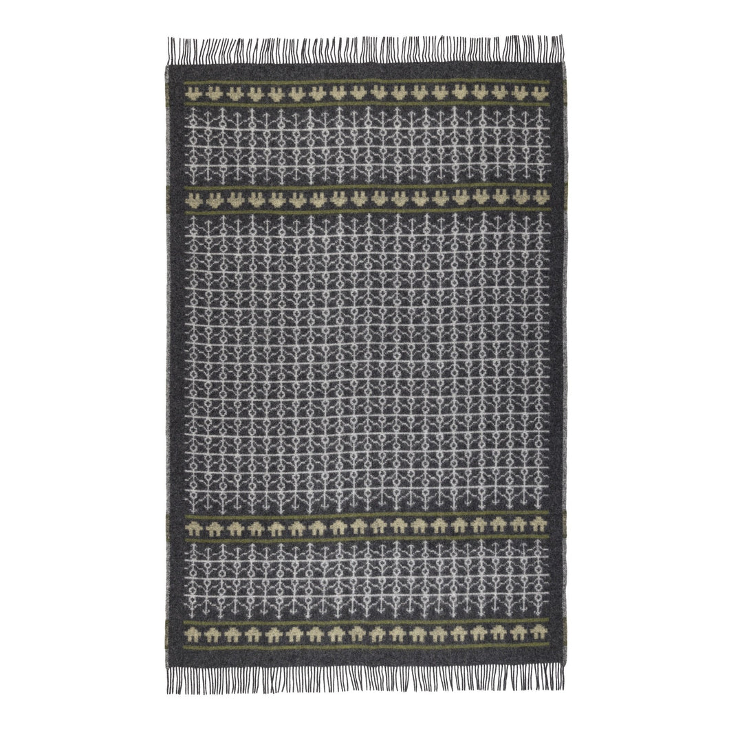 Eksharad Pattern Wool Blanket Ojbro Vantfabrik