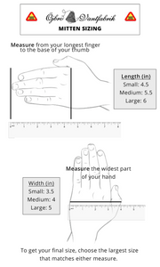 Oejbro Mitten sizing