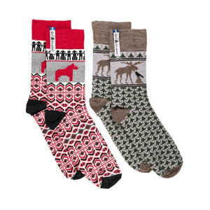 Swedish Patterns  Everyday Socks Ojbro Vantfabrik, 2 Pack